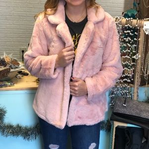 NWT heavenly soft light pink jacket